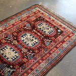 Semi-antique Caucasian Runner Rug | 3' 5" x 8' 10" - Rug the Rock -