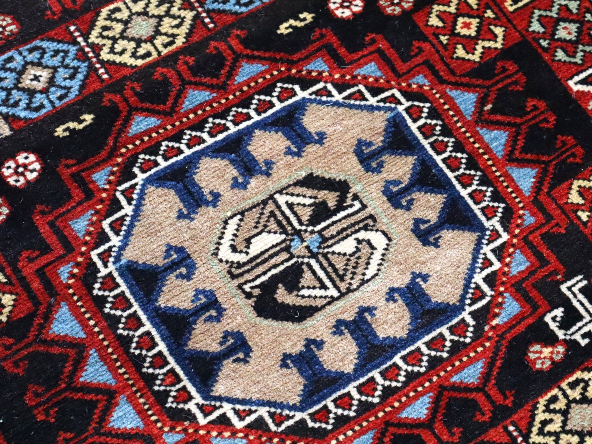 Semi-antique Caucasian Runner Rug | 3' 5" x 8' 10" - Rug the Rock -