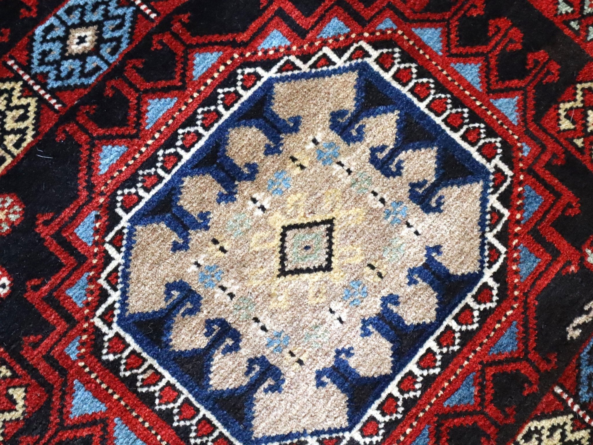 Semi-antique Caucasian Runner Rug | 3' 5" x 8' 10" - Rug the Rock -
