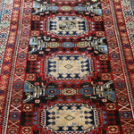 Semi-antique Caucasian Runner Rug | 3' 5" x 8' 10" - Rug the Rock -