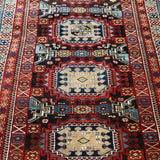 Semi-antique Caucasian Runner Rug | 3' 5" x 8' 10" - Rug the Rock -