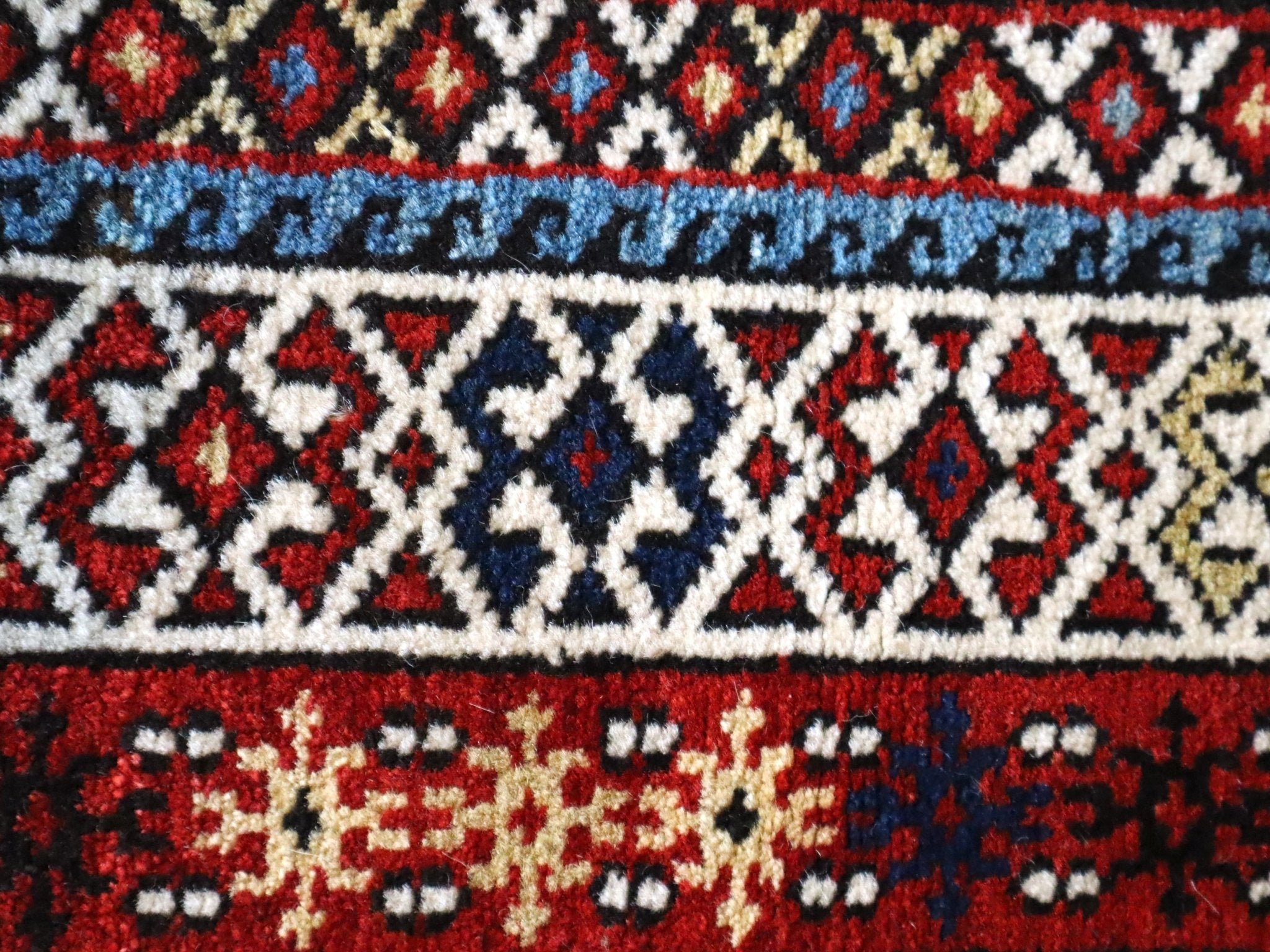Semi-antique Caucasian Runner Rug | 3' 5" x 8' 10" - Rug the Rock -
