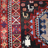 Semi-antique Caucasian Runner Rug | 3' 5" x 8' 10" - Rug the Rock -