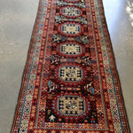Semi-antique Caucasian Runner Rug | 3' 5" x 8' 10" - Rug the Rock -