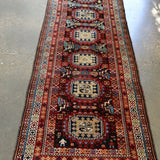 Semi-antique Caucasian Runner Rug | 3' 5" x 8' 10" - Rug the Rock -
