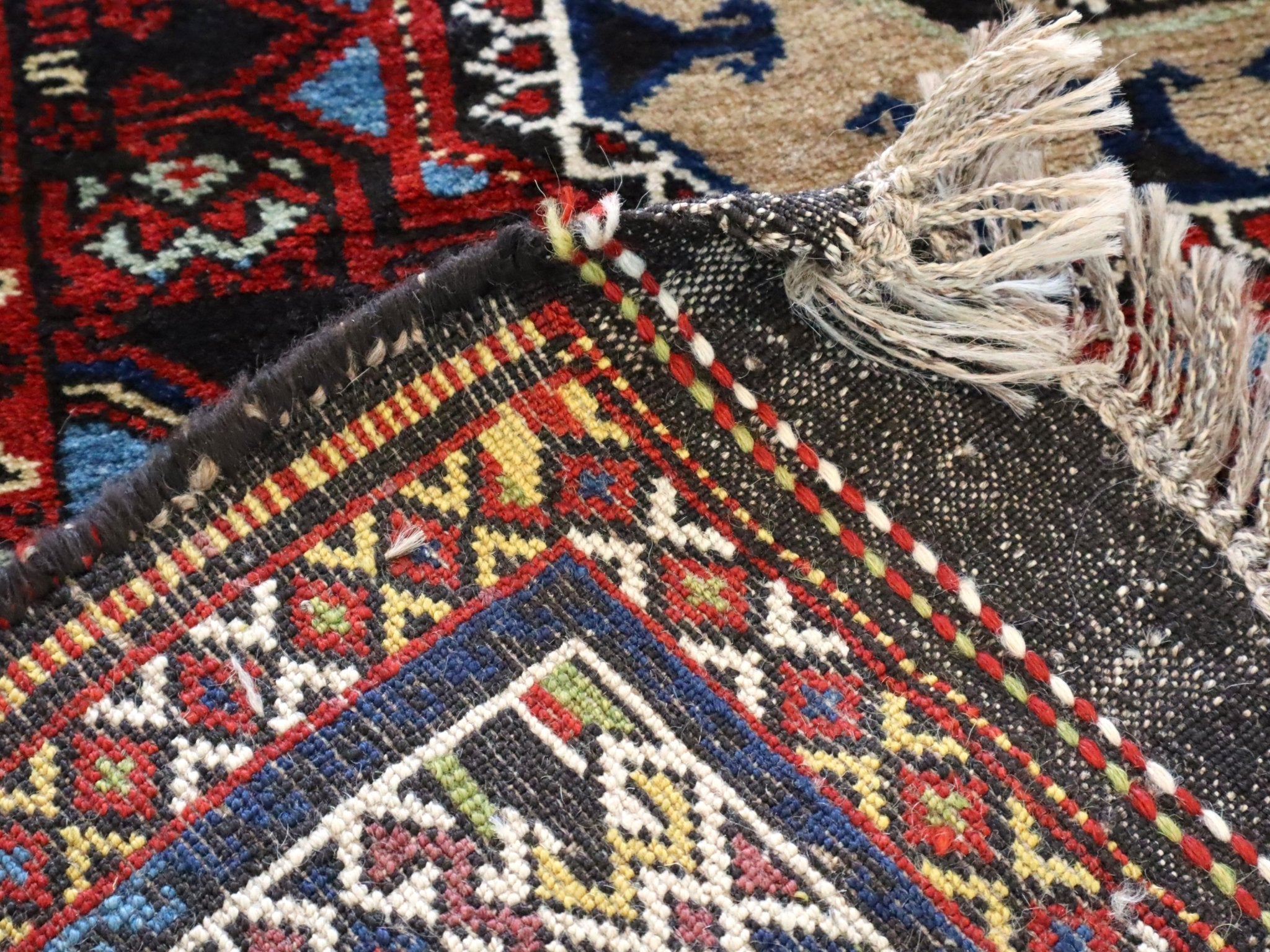 Semi-antique Caucasian Runner Rug | 3' 5" x 8' 10" - Rug the Rock -