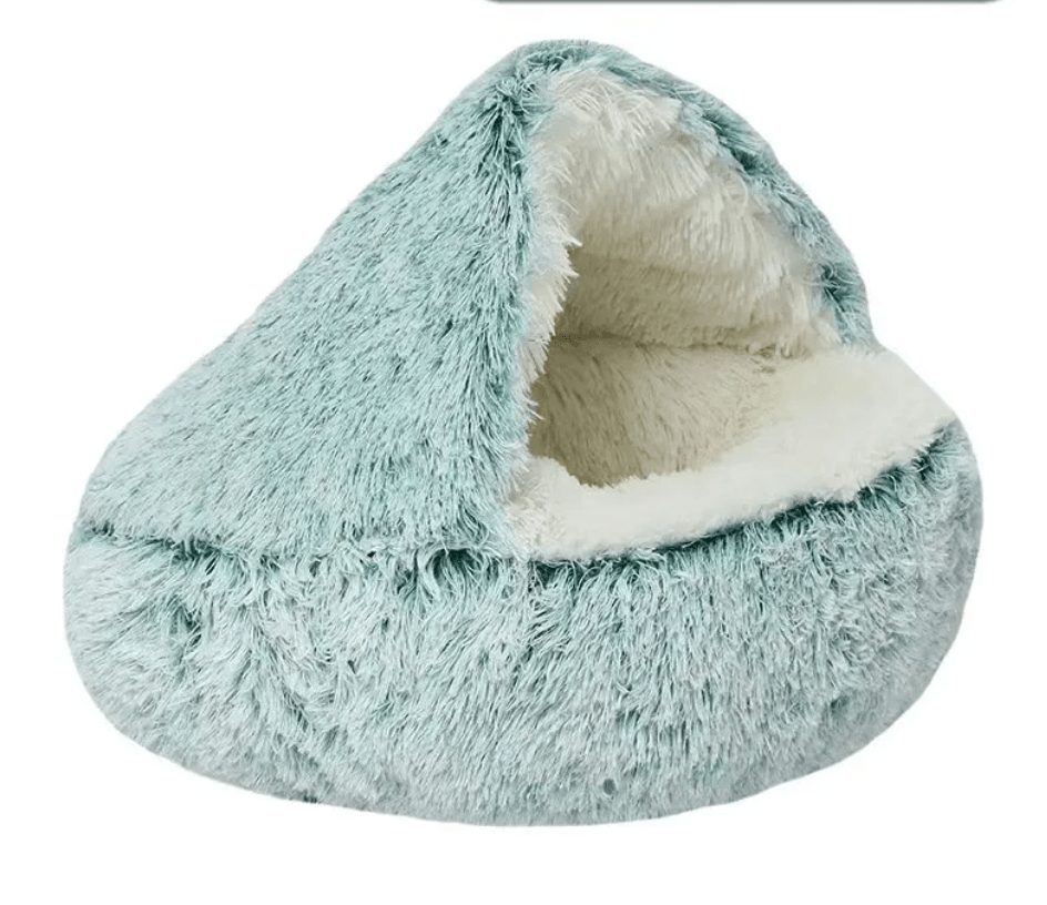 Semi-Closed Cat Bed with Universal Cover - Four Seasons Nest for Small Dogs and Pets - Rug the Rock -