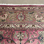 Tabriz Rug — Dusty Rose Florals | 9'10" × 12'9" - Rug the Rock - availableFloralHand-knotted