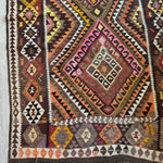 Turkish Kars Kilim Rug | 3' 11" x 10' 6" - Rug the Rock