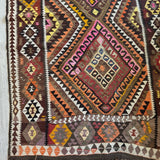 Turkish Kars Kilim Rug | 3' 11" x 10' 6" - Rug the Rock