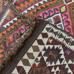 Turkish Kars Kilim Rug | 3' 11" x 10' 6" - Rug the Rock