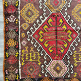 Turkish Kars Kilim Runner Rug | 3' 11" x 8' 10" - Rug the Rock