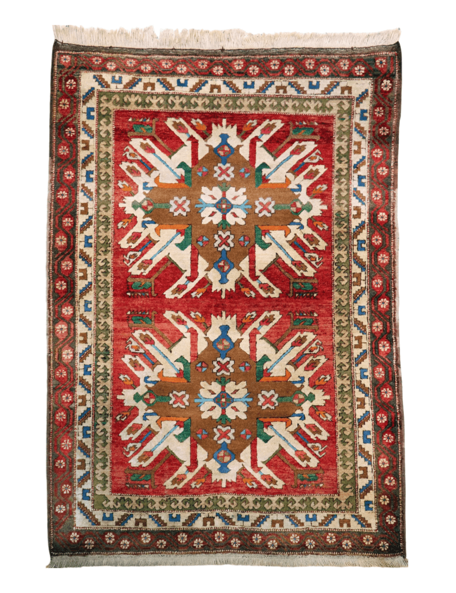 Turkish Kars Rug | 4' 5" x 6' 3" - Rug the Rock - Medium Rugs | 3' 6' x 4' x 7'