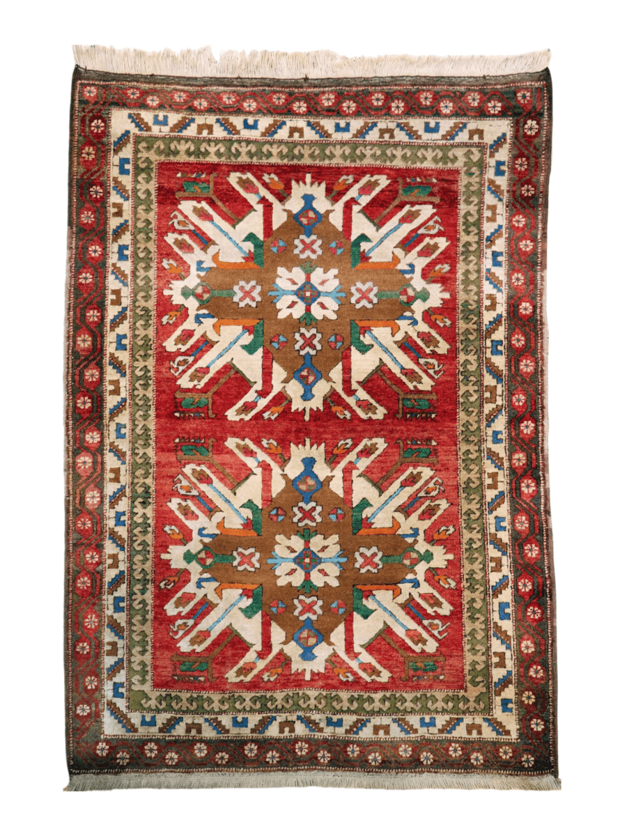 Turkish Kars Rug | 4' 5" x 6' 3" - Rug the Rock - Medium Rugs | 3' 6' x 4' x 7'