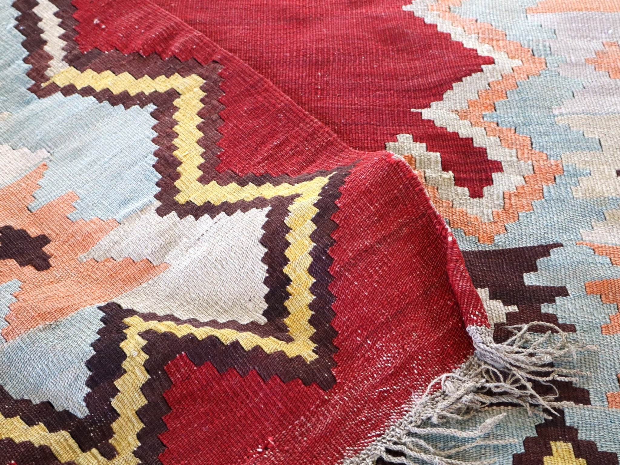 Turkish Kilim Rug | 3' 10" x 5' 5" - Rug the Rock -