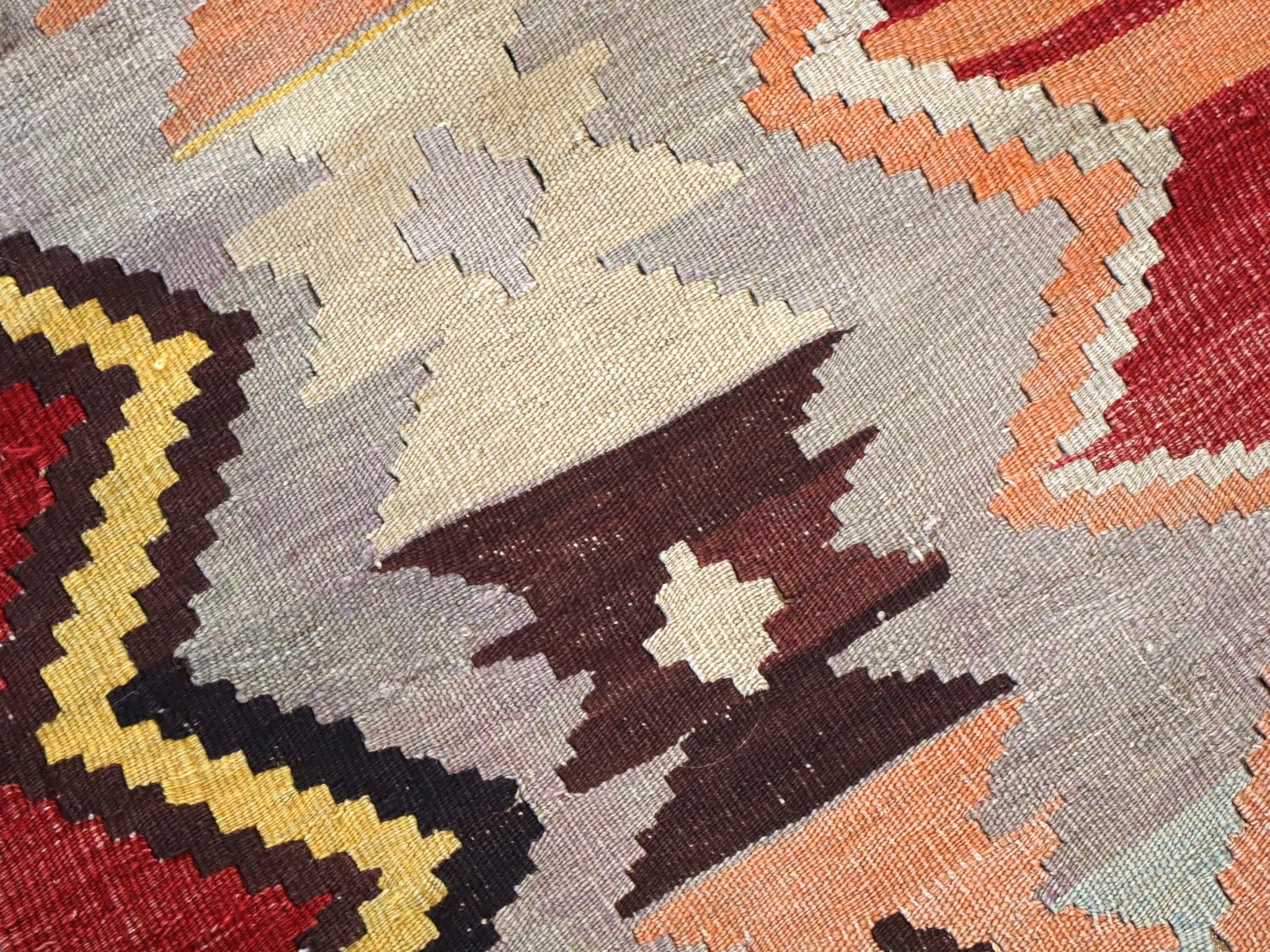 Turkish Kilim Rug | 3' 10" x 5' 5" - Rug the Rock -