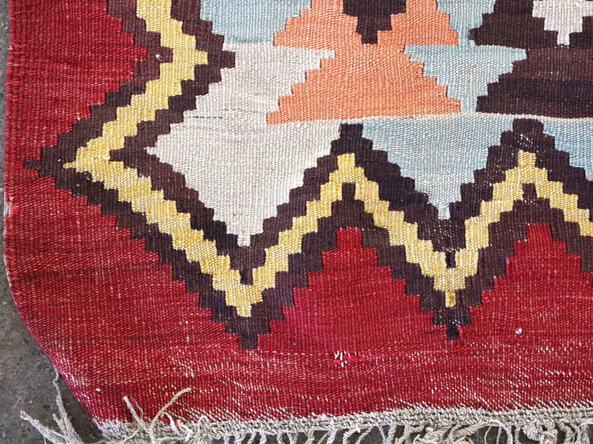 Turkish Kilim Rug | 3' 10" x 5' 5" - Rug the Rock -