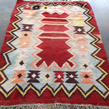 Turkish Kilim Rug | 3' 10" x 5' 5" - Rug the Rock -