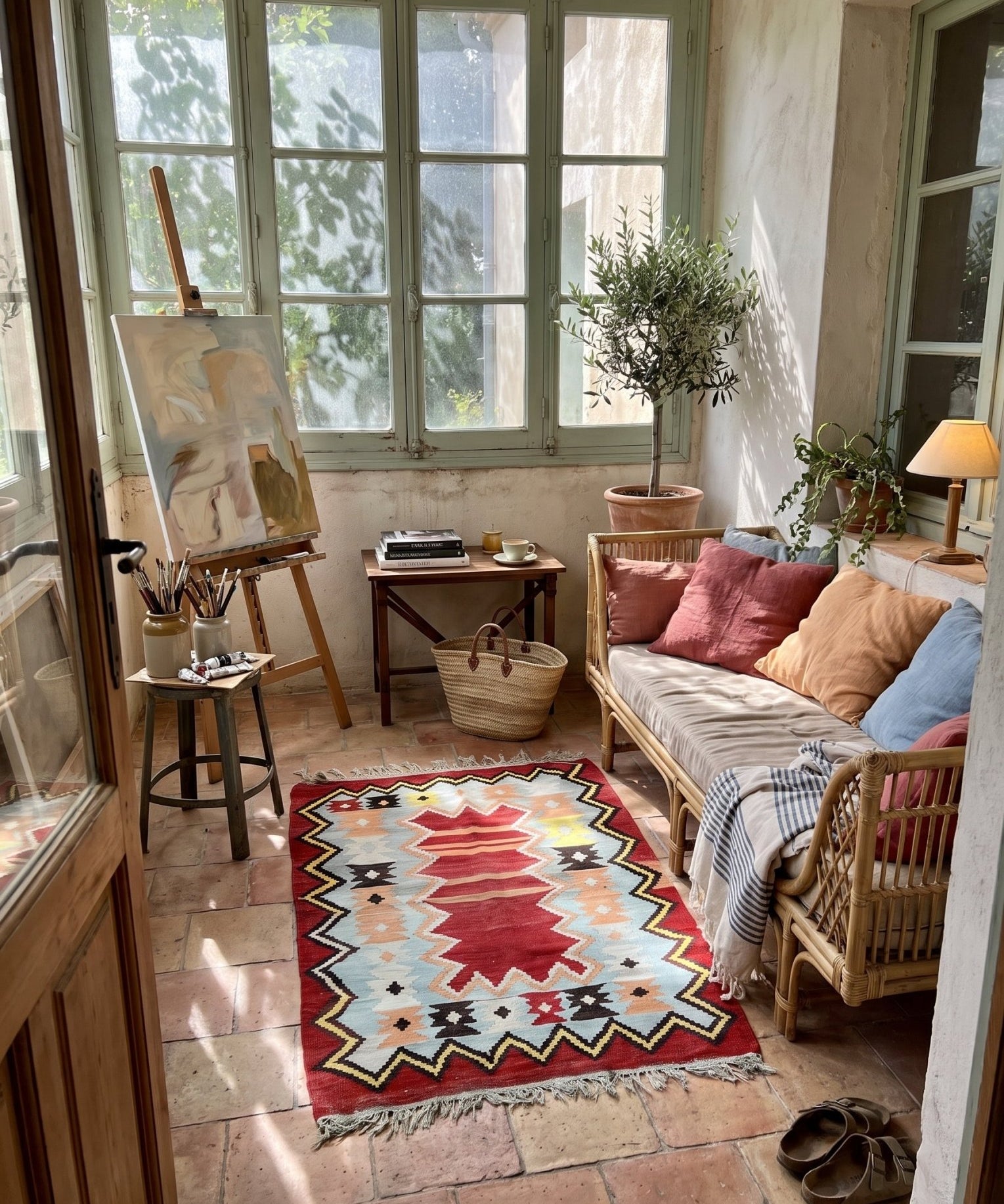 Turkish Kilim Rug | 3' 10" x 5' 5" - Rug the Rock - available