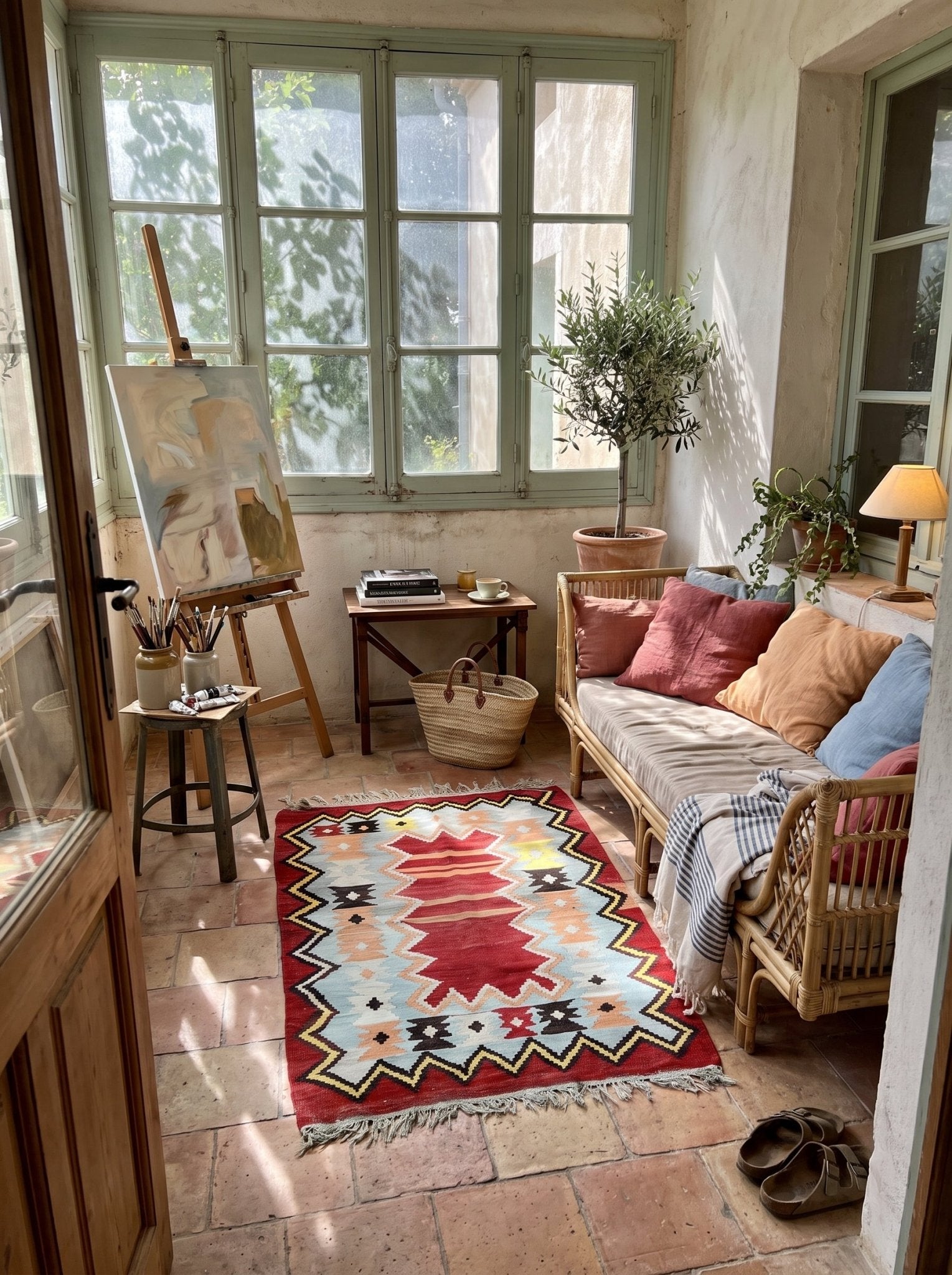 Turkish Kilim Rug | 3' 10" x 5' 5" - Rug the Rock - available
