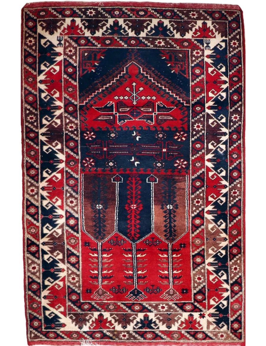 Turkish Konya Rug | 4' 2" x 6' 6" - Rug the Rock - 4 x 65 x 7Medium Rugs | 3' 6' x 4' x 7'