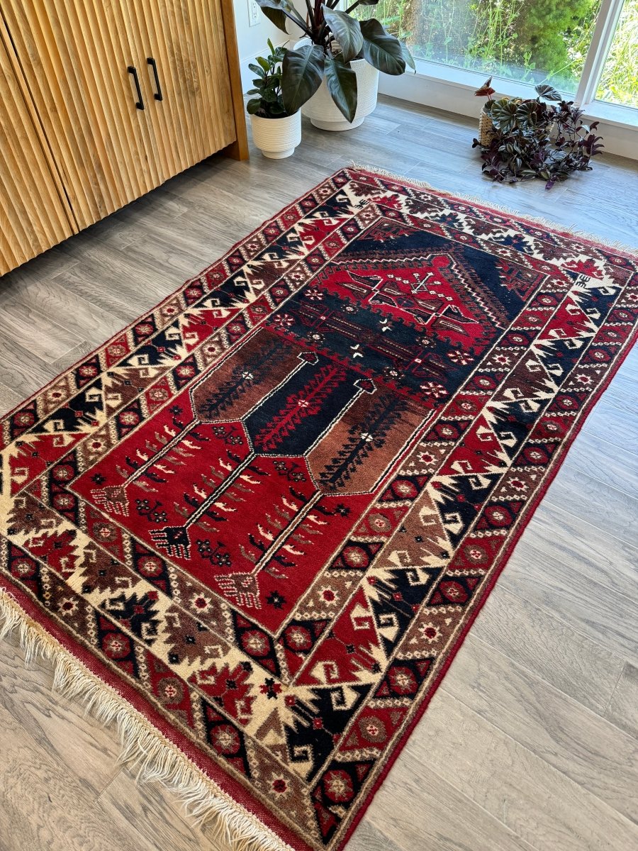 Turkish Konya Rug | 4' 2" x 6' 6" - Rug the Rock