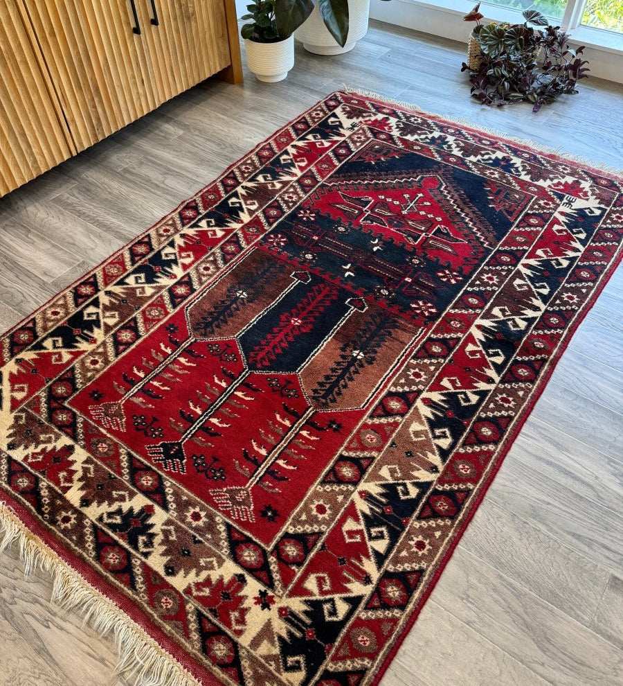 Turkish Konya Rug | 4' 2" x 6' 6" - Rug the Rock