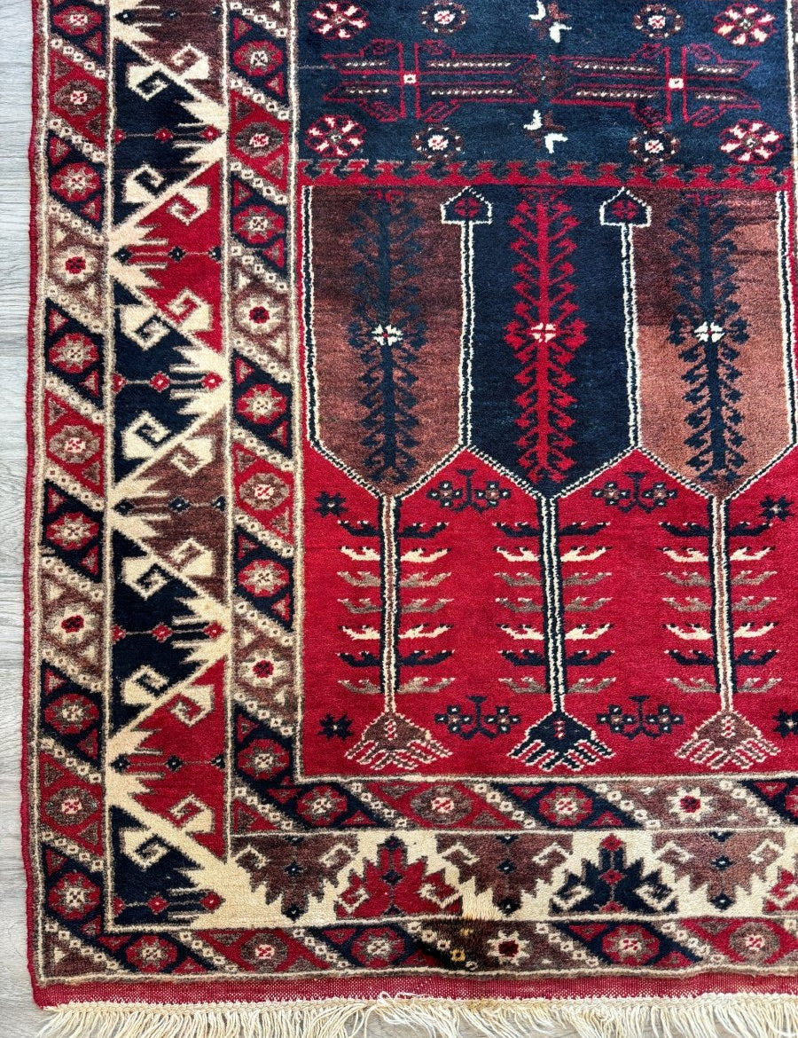 Turkish Konya Rug | 4' 2" x 6' 6" - Rug the Rock