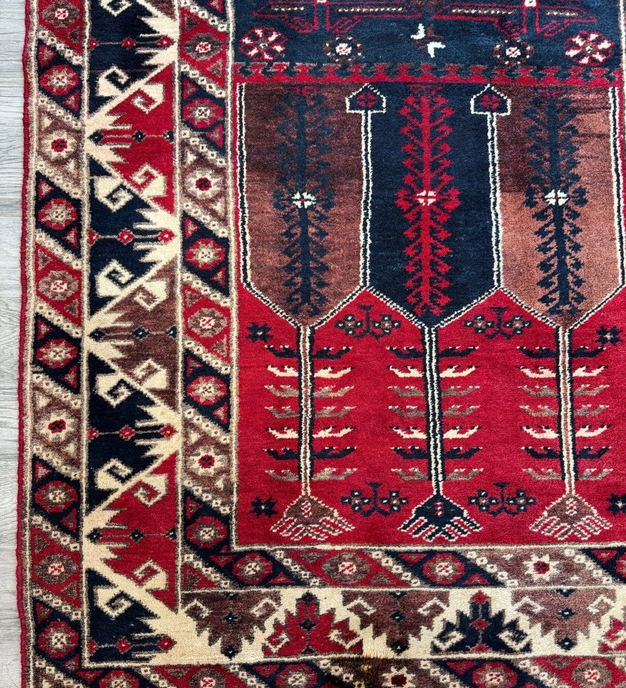 Turkish Konya Rug | 4' 2" x 6' 6" - Rug the Rock