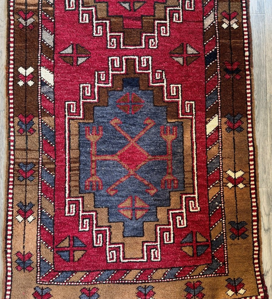 Turkish Malatya Runner Rug | 2' 9" x 10' 2" - Rug the Rock