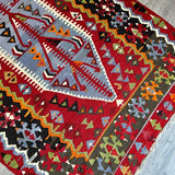 Turkish Uşak Eşme Kilim | 3' 3" x 6' - Rug the Rock