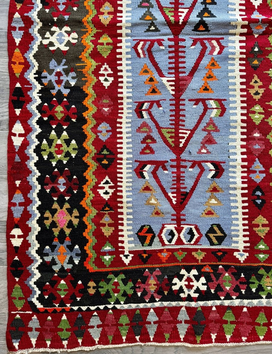 Turkish Uşak Eşme Kilim | 3' 3" x 6' - Rug the Rock