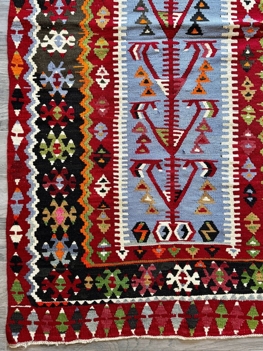 Turkish Uşak Eşme Kilim | 3' 3" x 6' - Rug the Rock