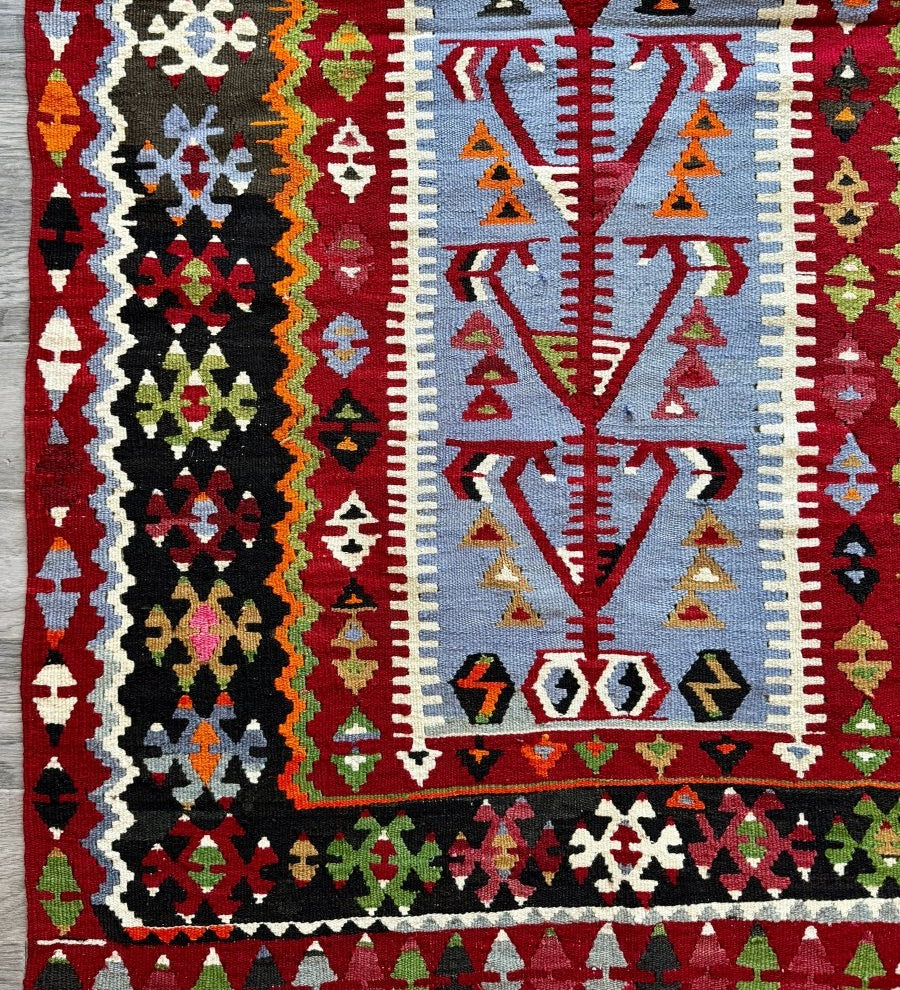 Turkish Uşak Eşme Kilim | 3' 3" x 6' - Rug the Rock