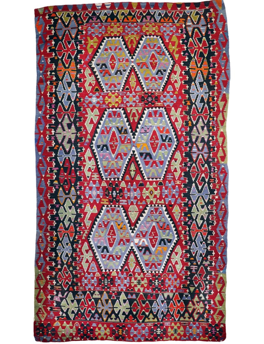 Turkish Uşak Eşme Kilim | 5' 11" x 10' 4" - Rug the Rock - 6 x 97 x 10Kilim Rugs