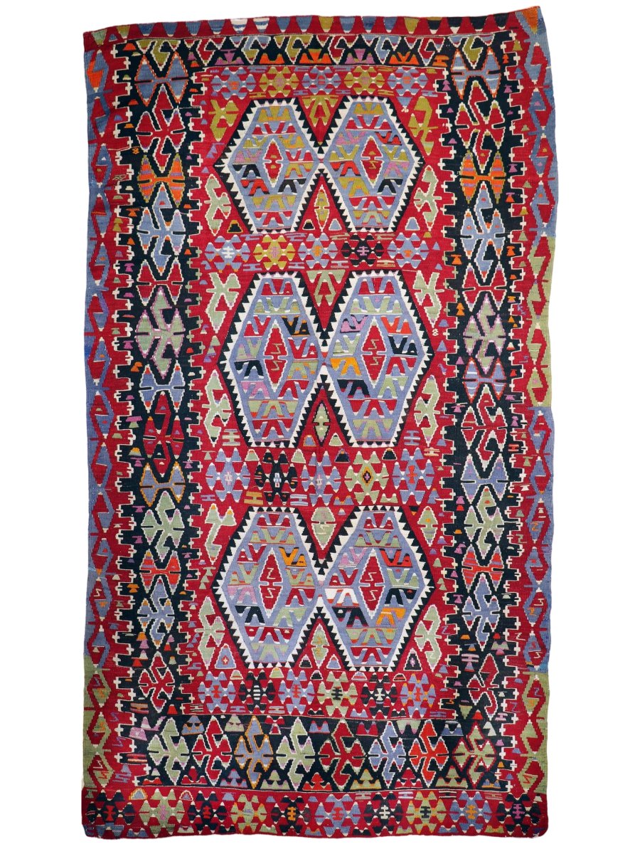 Turkish Uşak Eşme Kilim | 5' 11" x 10' 4" - Rug the Rock - 6 x 97 x 10Kilim Rugs