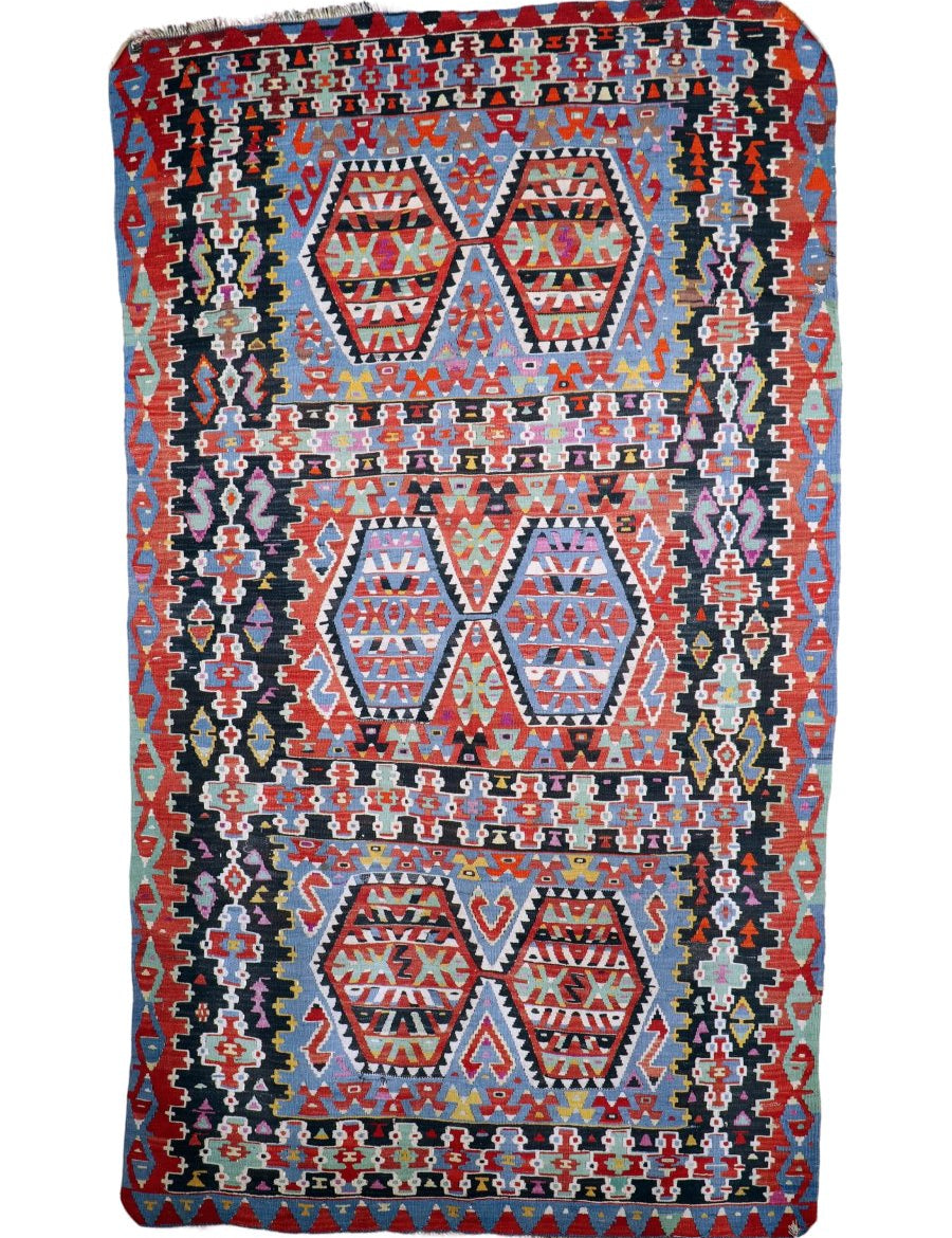 Turkish Uşak Eşme Kilim | 5' 7" x 10' - Rug the Rock - 6 x 97 x 10Kilim Rugs