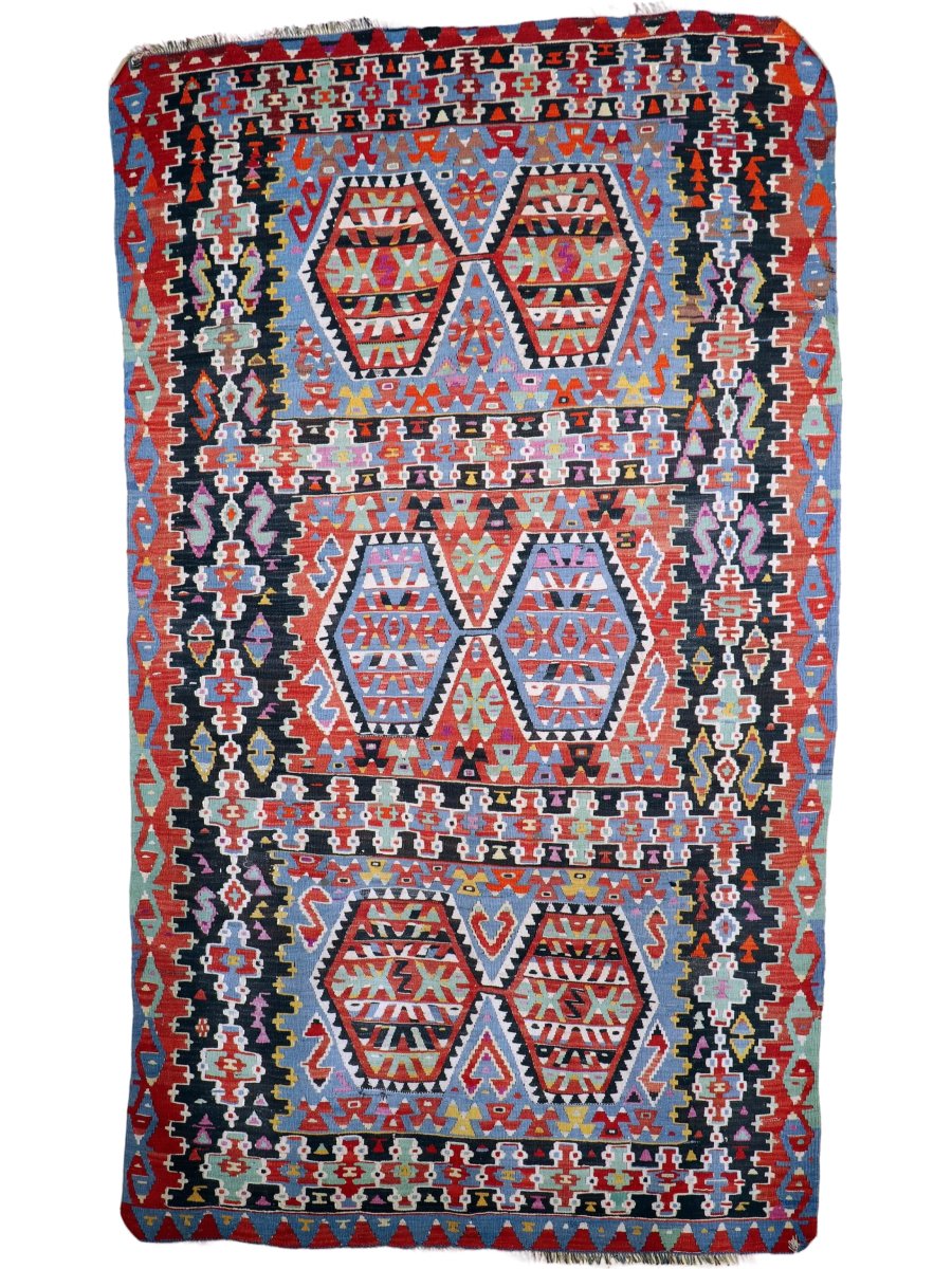 Turkish Uşak Eşme Kilim | 5' 7" x 10' - Rug the Rock - 6 x 97 x 10Kilim Rugs