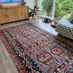 Turkish Uşak Eşme Kilim | 5' 7" x 10' - Rug the Rock