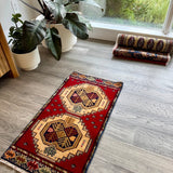 Turkmen Mini Rug | 1' 5" x 2' 7" - Rug the Rock