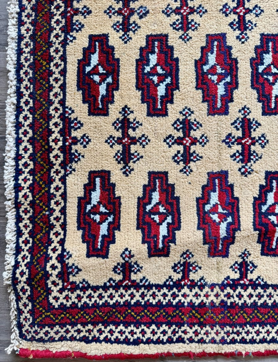 Turkmen Mini Rug | 1' 7" x 3' 3" - Rug the Rock