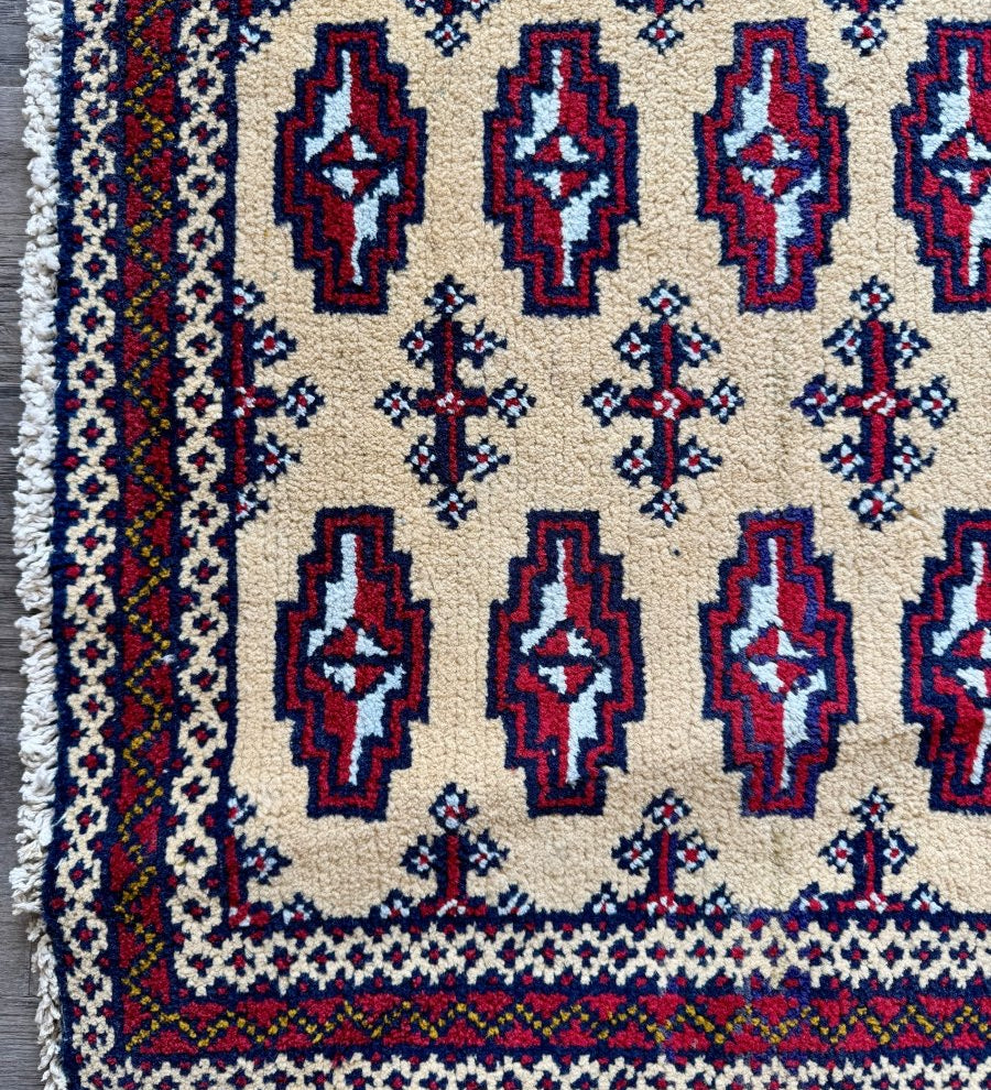 Turkmen Mini Rug | 1' 7" x 3' 3" - Rug the Rock