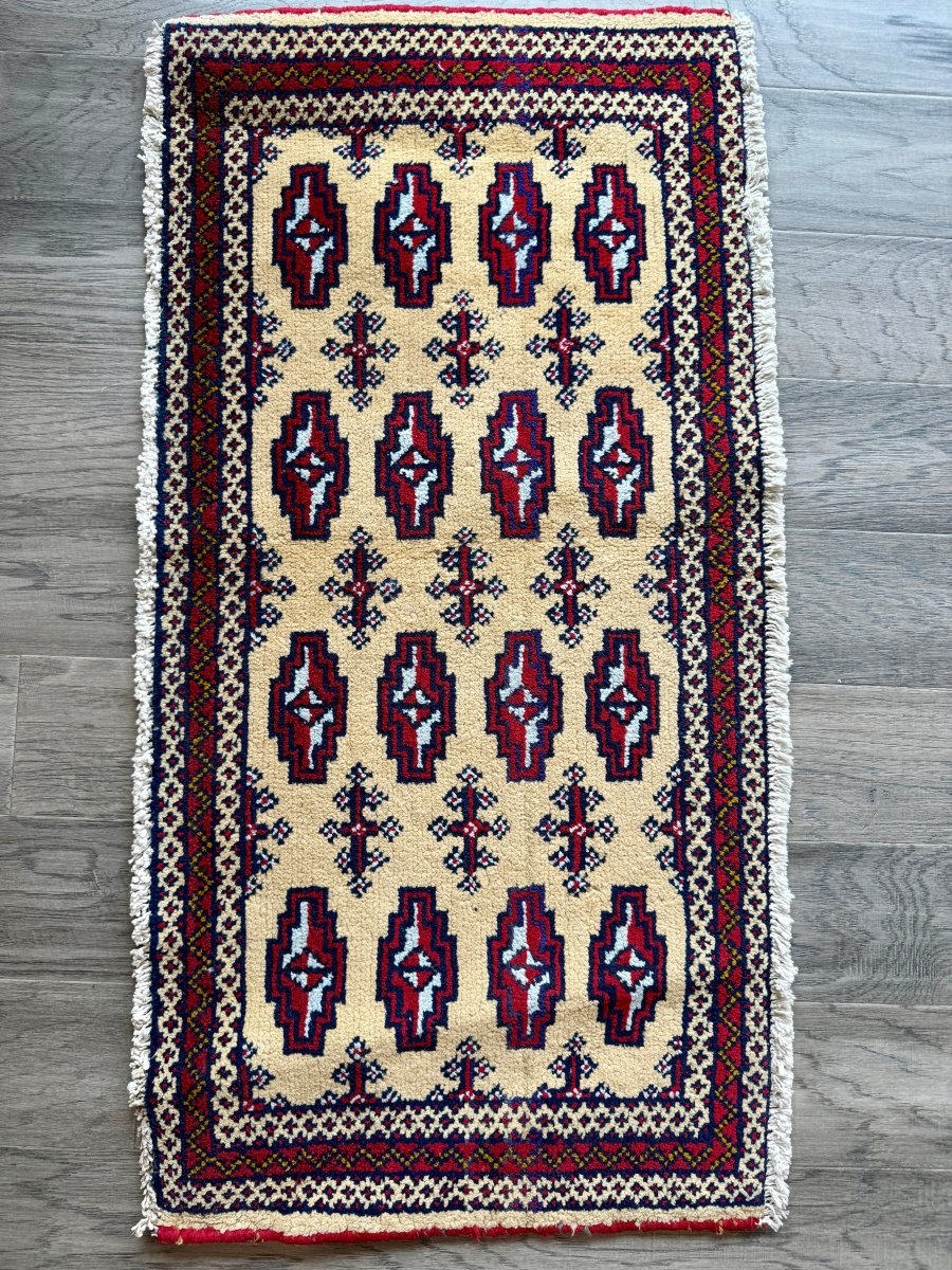 Turkmen Mini Rug | 1' 7" x 3' 3" - Rug the Rock