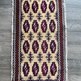 Turkmen Mini Rug | 1' 7" x 3' 3" - Rug the Rock