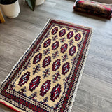 Turkmen Mini Rug | 1' 7" x 3' 3" - Rug the Rock