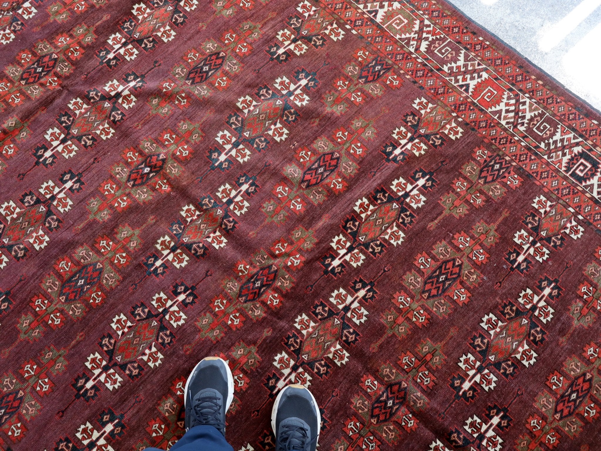 Turkmen Yomut Rug | 6' 10" x 10' 7" - Rug the Rock - available