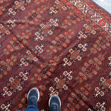 Turkmen Yomut Rug | 6' 10" x 10' 7" - Rug the Rock - available