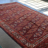 Turkmen Yomut Rug | 6' 10" x 10' 7" - Rug the Rock - available
