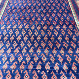 Vintage Arak Runner — Boteh Mir on a Dark Field with Red Borders. Original rug photograph; SKU RR30666; source IMG_7060.