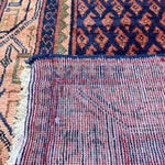 Vintage Arak Runner — Boteh Mir on a Dark Field with Red Borders. Original rug photograph; SKU RR30666; source IMG_7062.